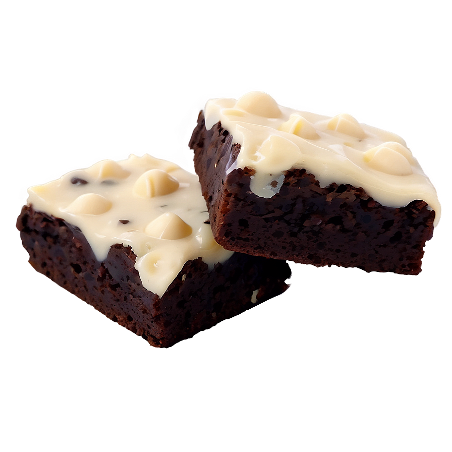 Brownie With White Chocolate Chips Png 95 PNG image