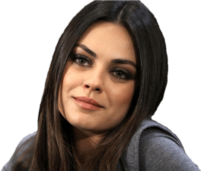 Brunette Celebrity Portrait PNG image