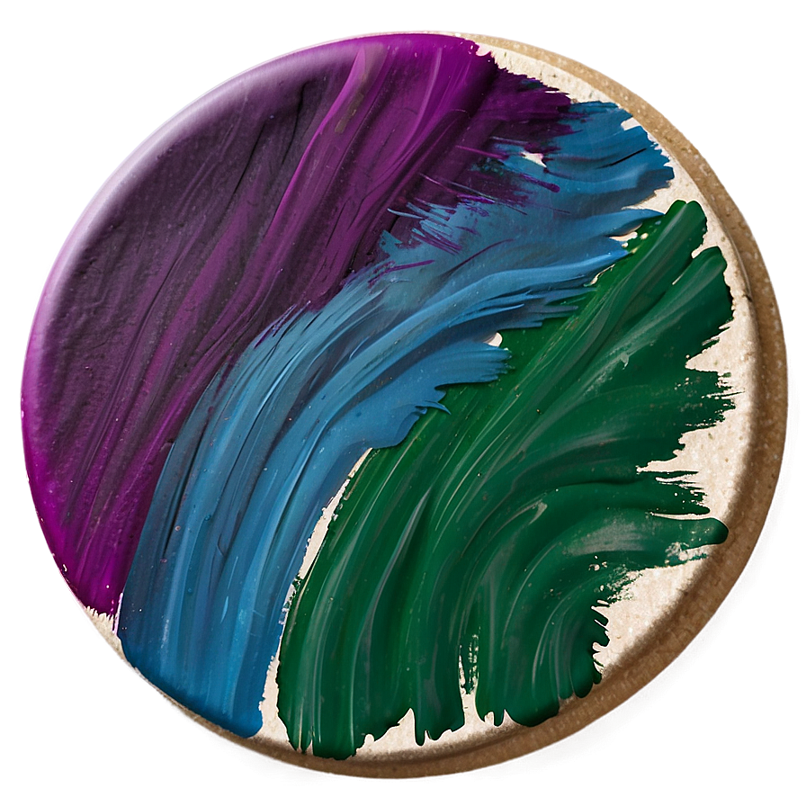 Brush Stroke Coaster Png Jvs PNG image