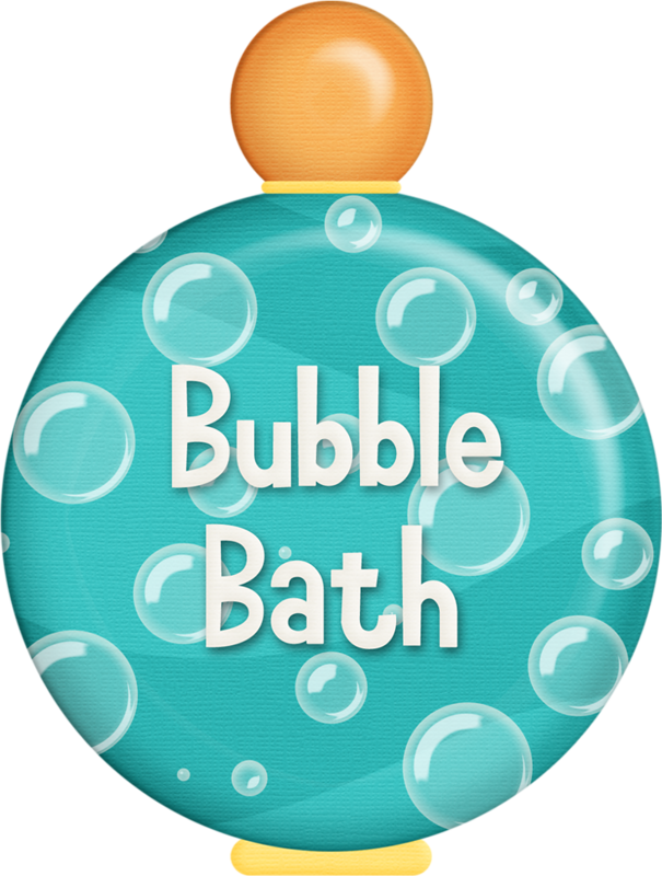 Bubble Bath Product Label PNG image