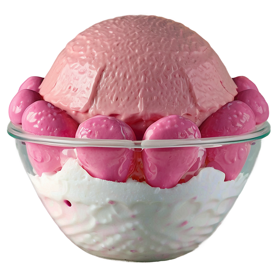 Bubble Gum Ice Cream Sundae Png 47 PNG image