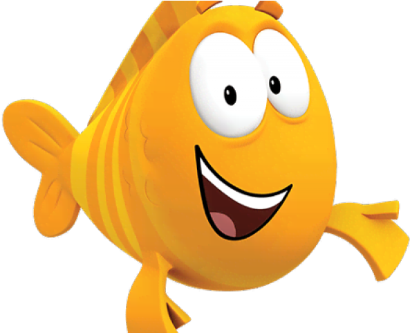 Bubble Guppies Animated Fish Character PNG image