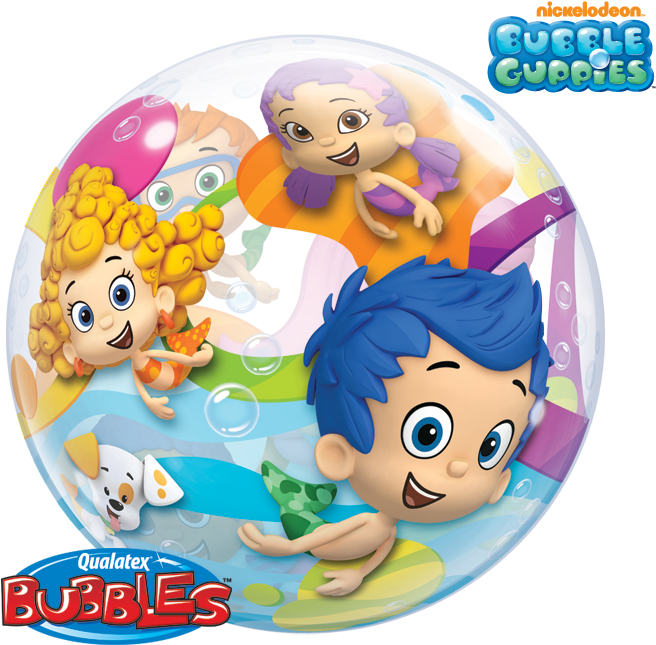 Bubble Guppies Characters Balloon PNG image
