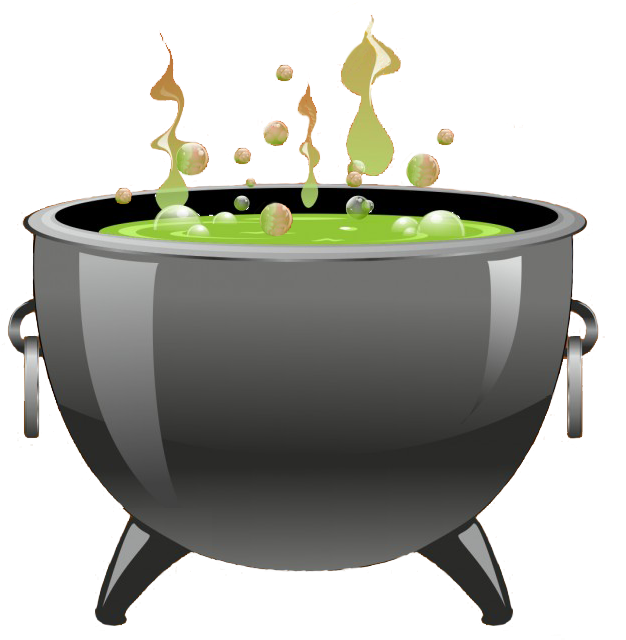 Bubbling Cauldron Clipart PNG image