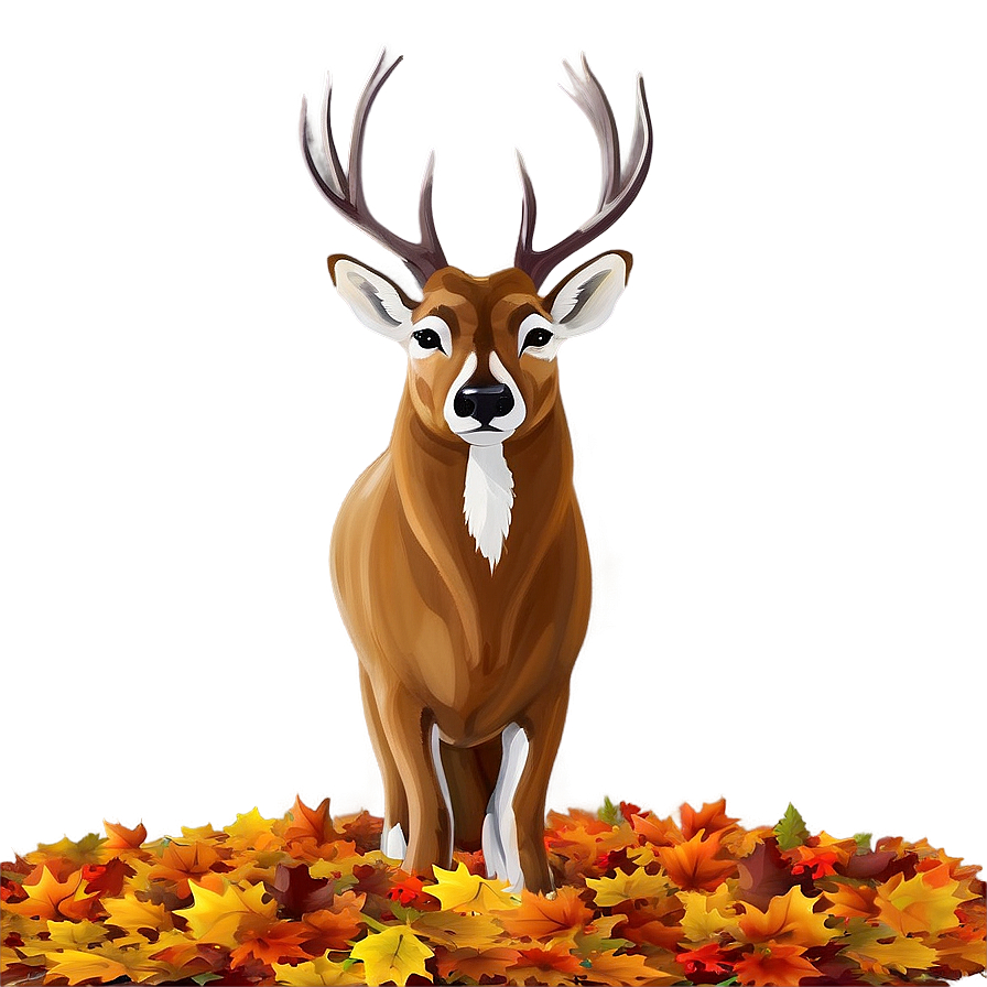 Buck With Autumn Vibes Png Asm PNG image