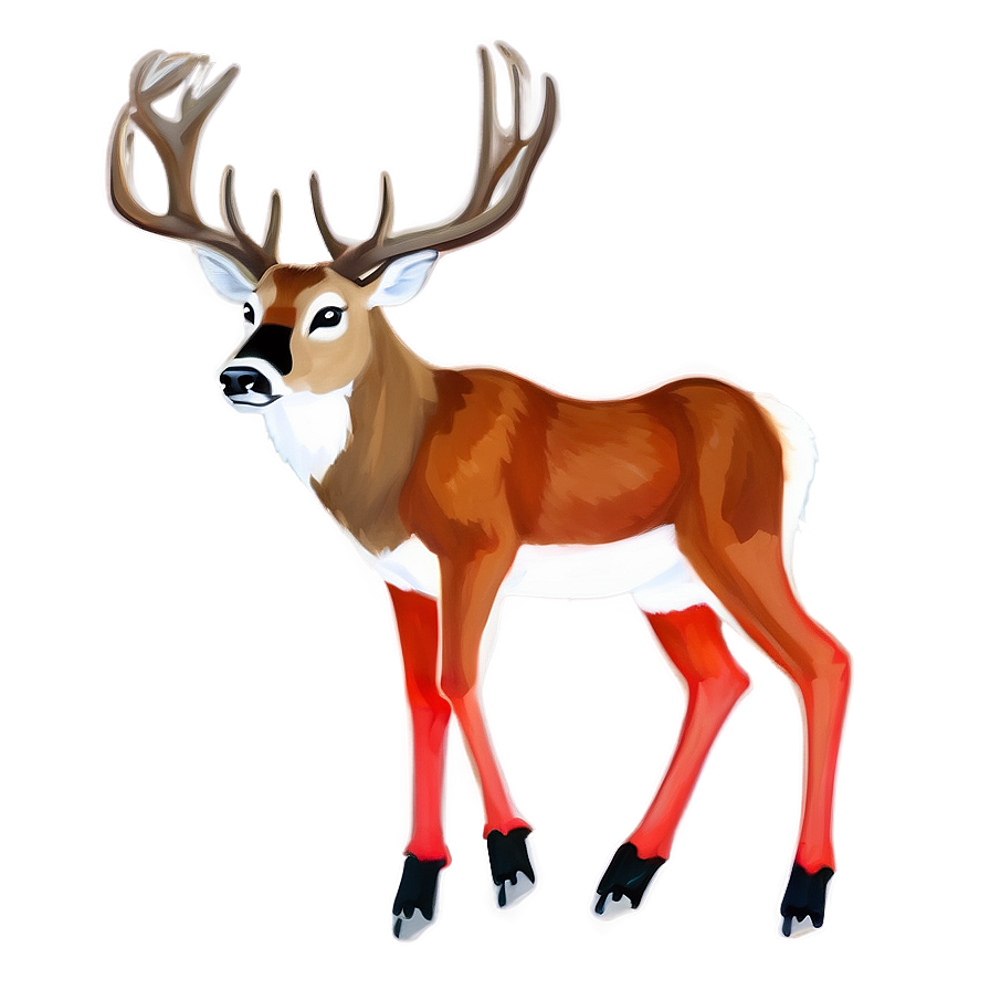 Buck With Majestic Rack Png 06252024 PNG image