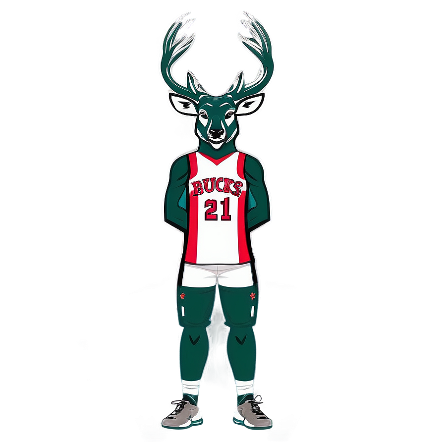 Bucks Animated Mascot Png 67 PNG image