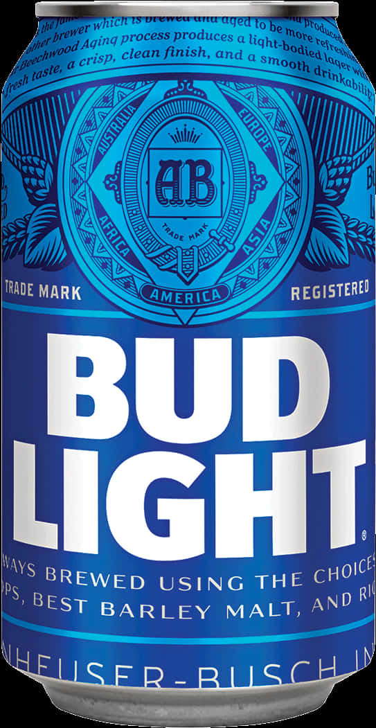 Bud Light Beer Can Design PNG image