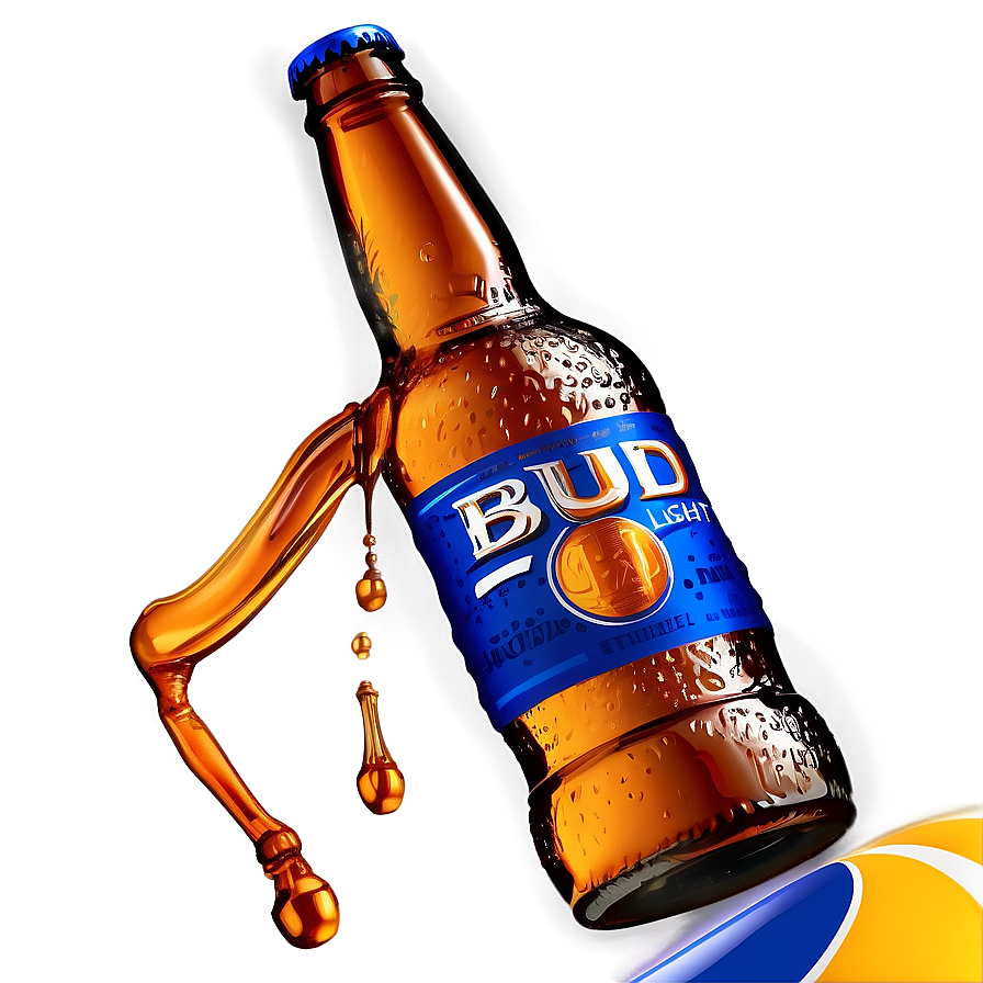 Bud Light Bottle A PNG image