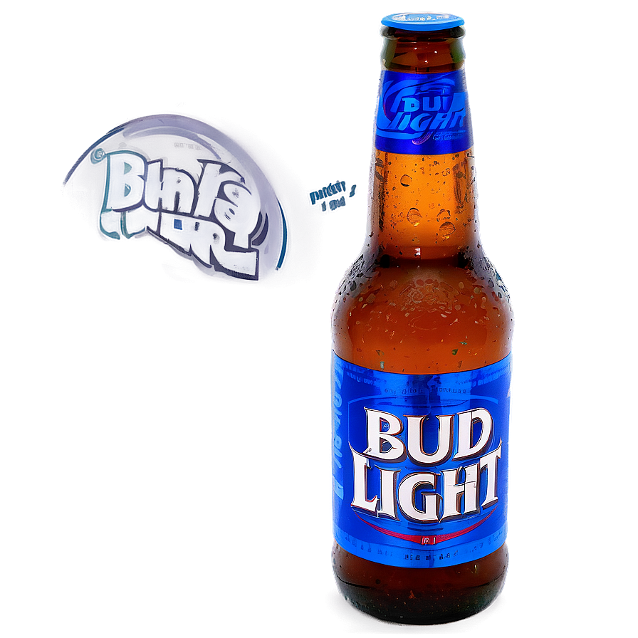 Bud Light Bottle D PNG image