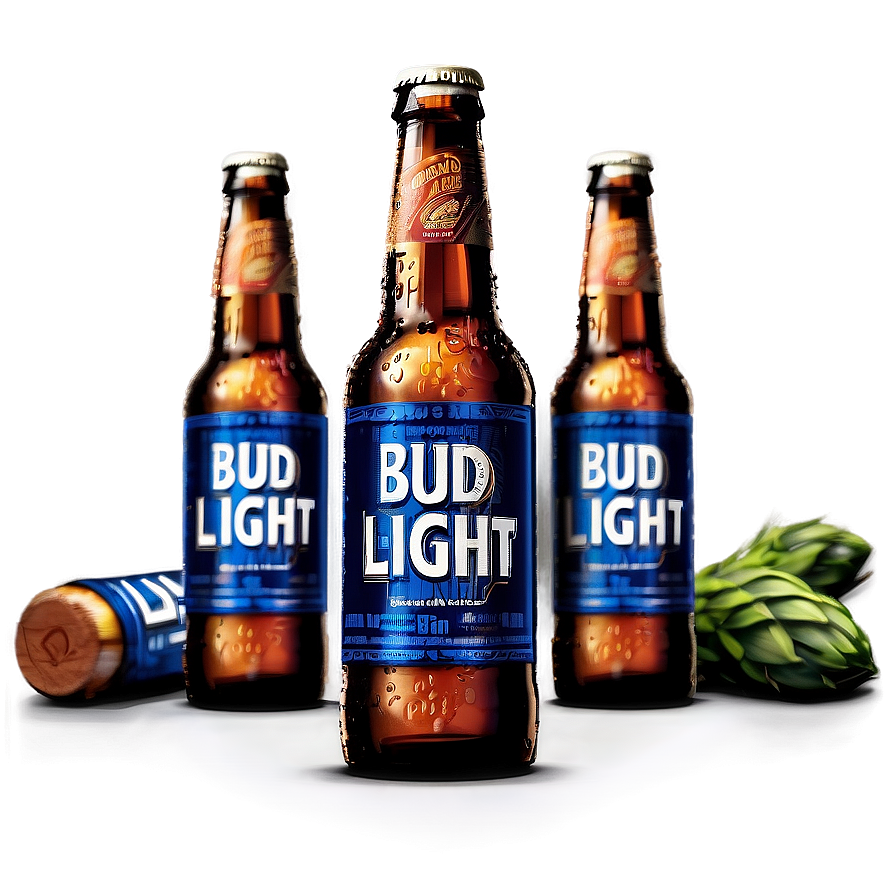 Bud Light Bottle Graphic Download Png 06272024 PNG image