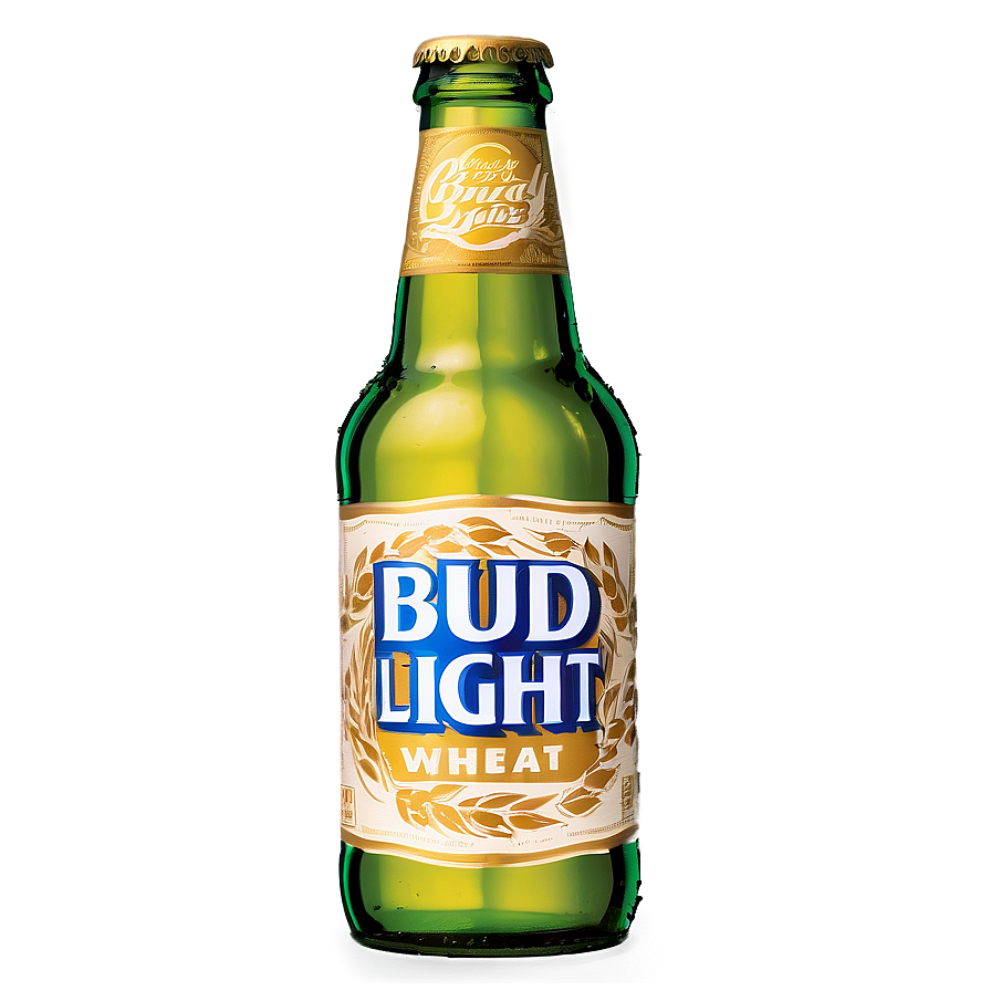 Bud Light Golden Wheat Bottle Png 7 PNG image