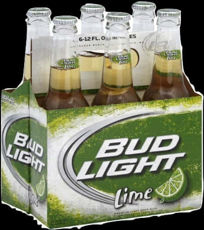 Bud Light Lime Beer Pack PNG image