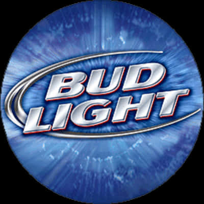 Bud Light Logo Blue Background PNG image