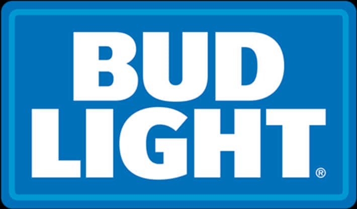 Bud Light Logo Blue Background PNG image