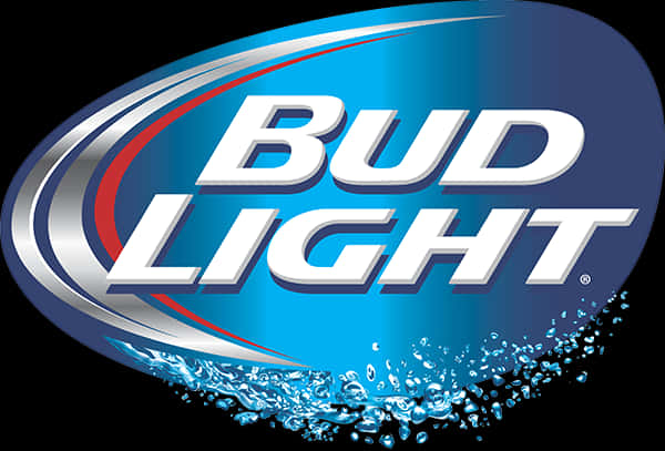 Bud Light Logowith Splash PNG image