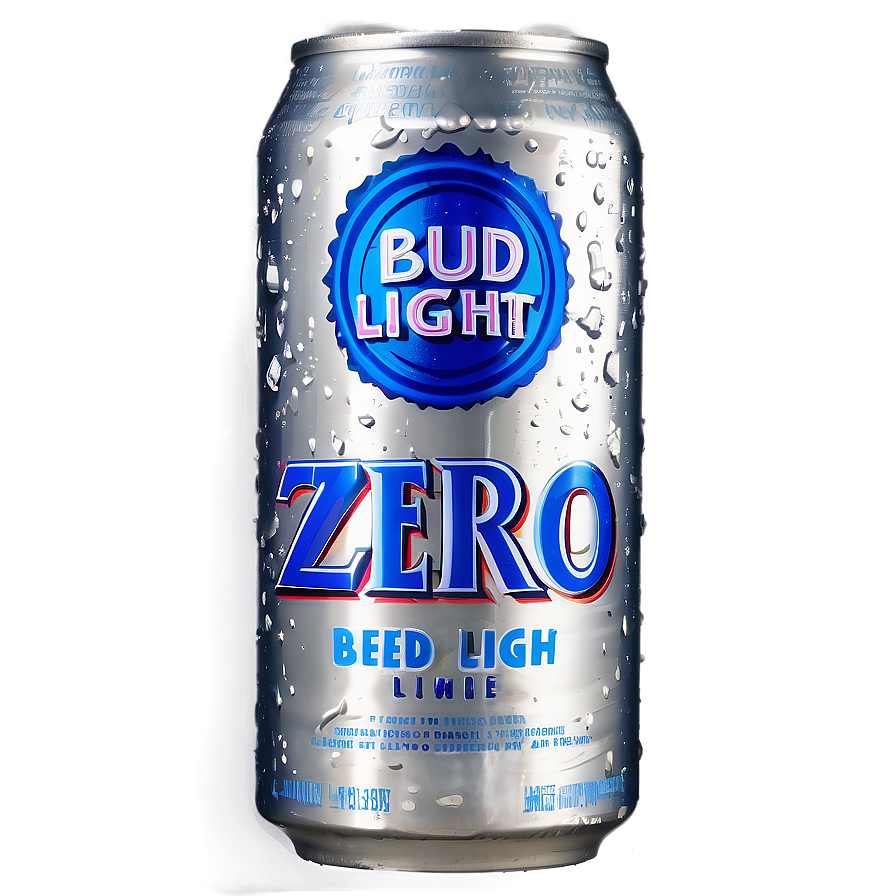 Bud Light Zero Can Png 05232024 PNG image