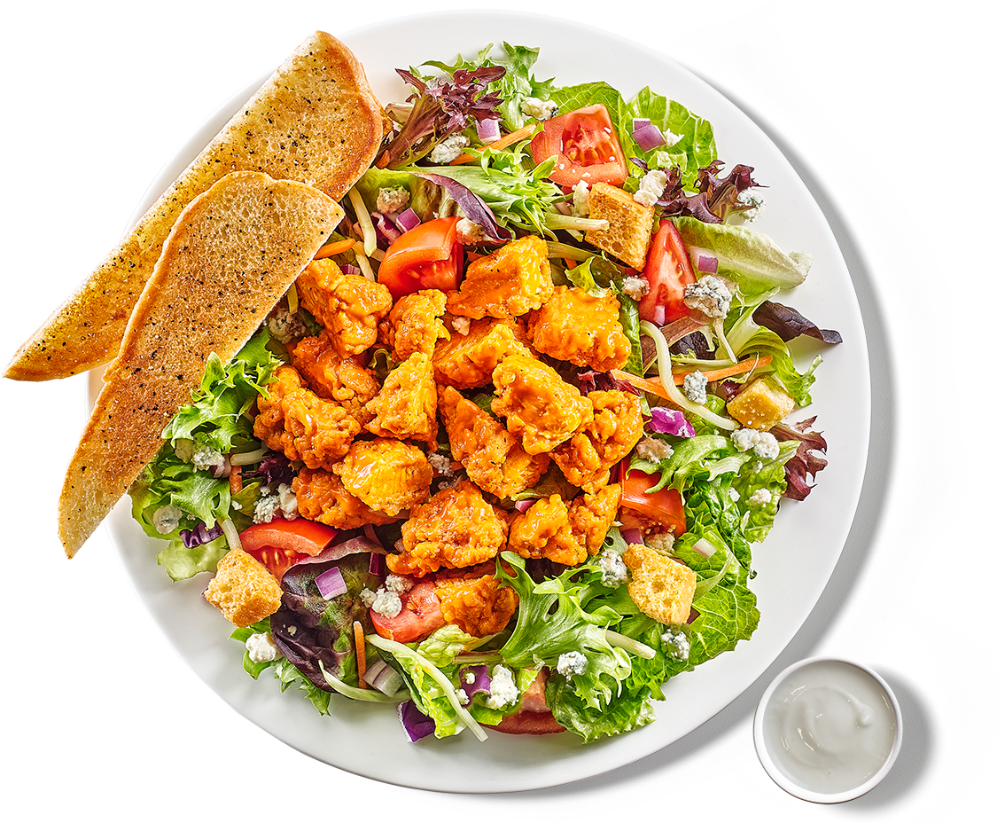 Buffalo Chicken Salad Plate PNG image
