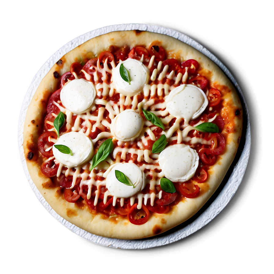 Buffalo Mozzarella Pizza Png 49 PNG image