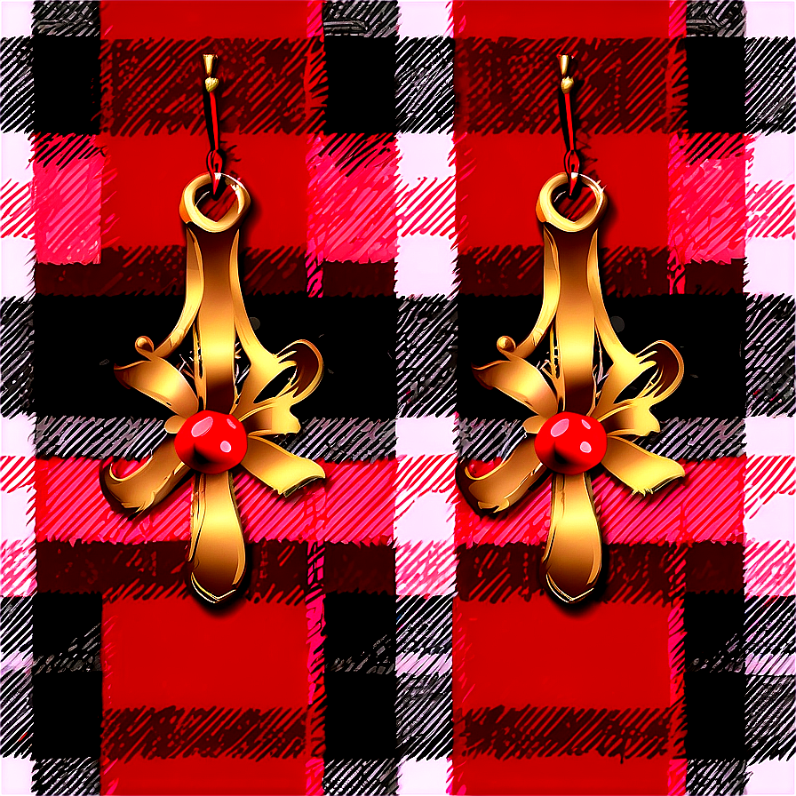 Buffalo Plaid Gift Wrap Png Ecm PNG image