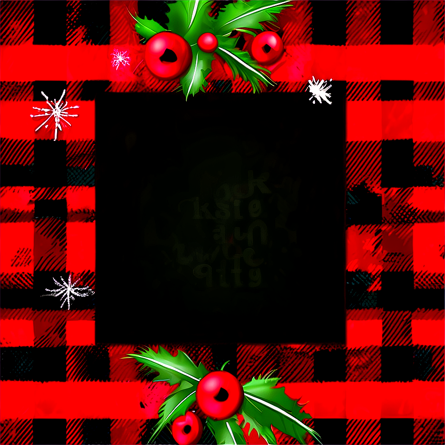 Buffalo Plaid Greeting Card Png Psr71 PNG image