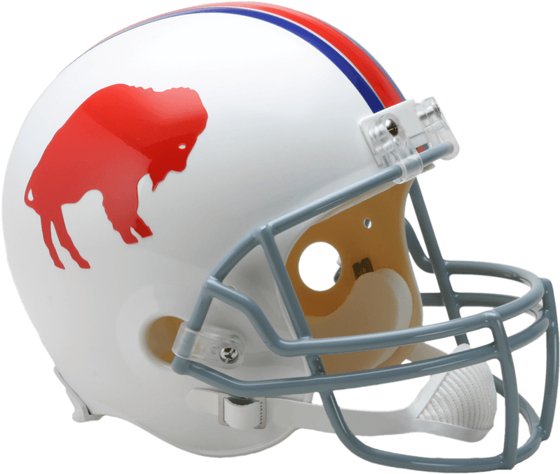 Buffalo Themed Football Helmet PNG image