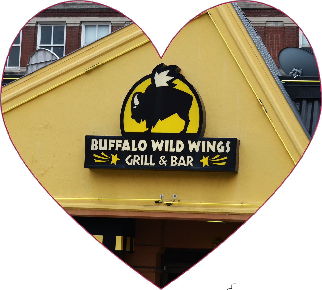 Buffalo Wild Wings Grill Bar Signage PNG image