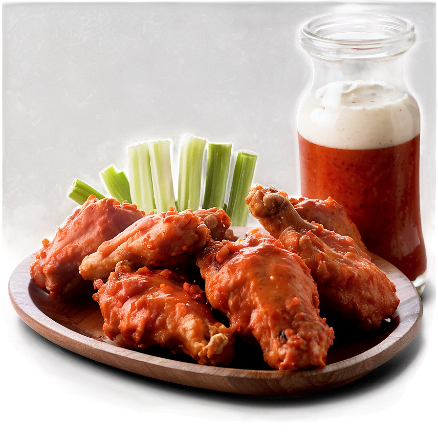 Buffalo Wings With Ranch Png 20 PNG image