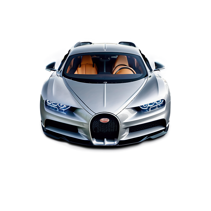 Bugatti Chiron Silver Luxury Car Png Vka49 PNG image