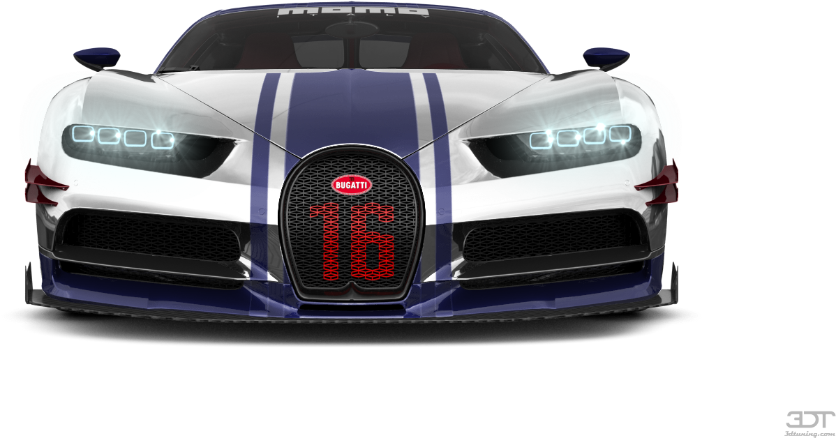 Bugatti Chiron Sport Front View PNG image