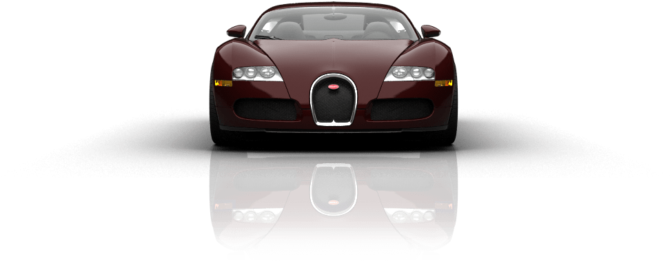 Bugatti Veyron Front View PNG image