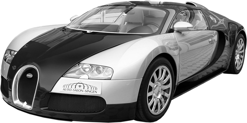 Bugatti Veyron Side View PNG image