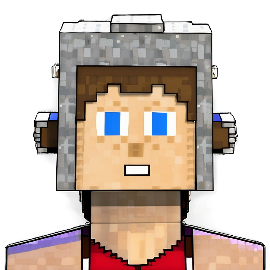 Build Your Steve Head Minecraft Png 06282024 PNG image