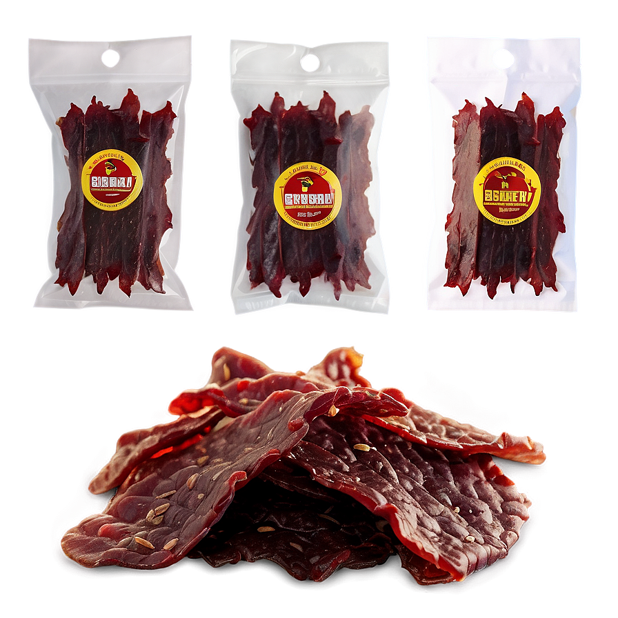 Bulk Beef Jerky Pack Png 06132024 PNG image