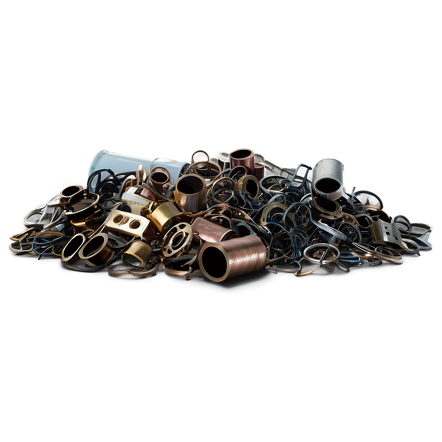 Bulk Scrap Metal Collection Png 06292024 PNG image