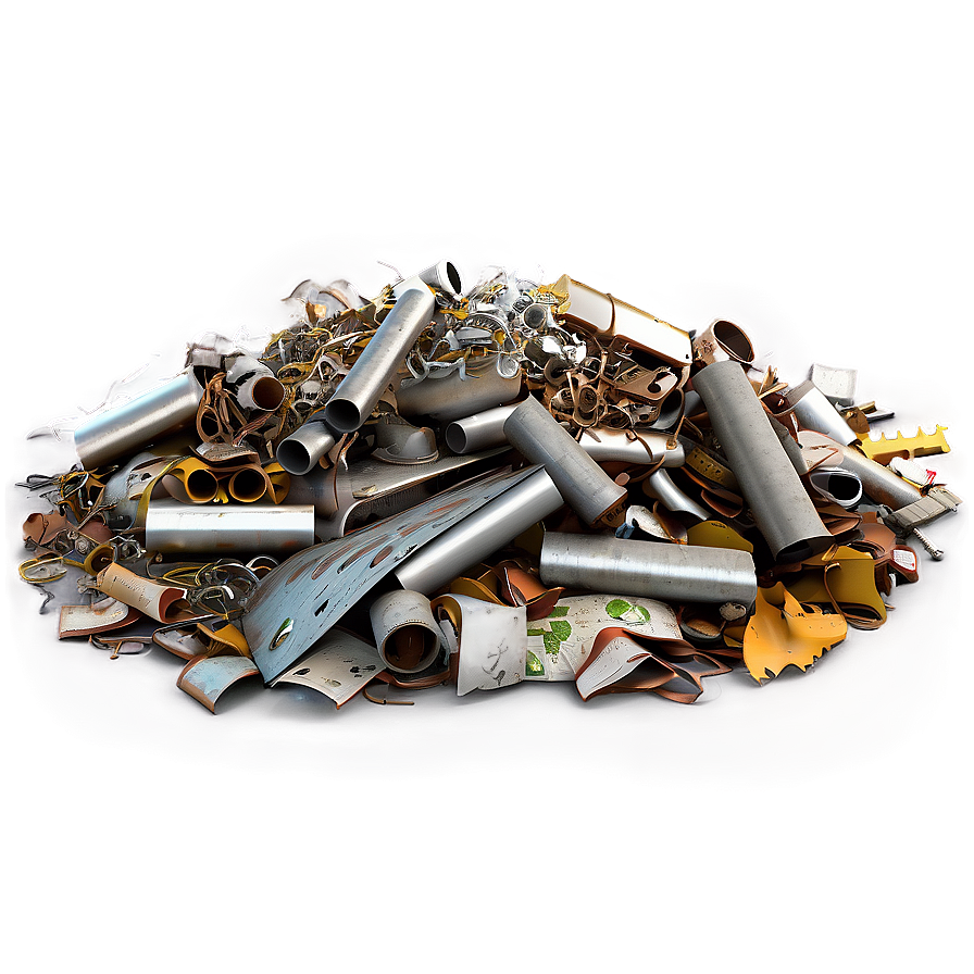 Bulk Scrap Metal Collection Png 40 PNG image