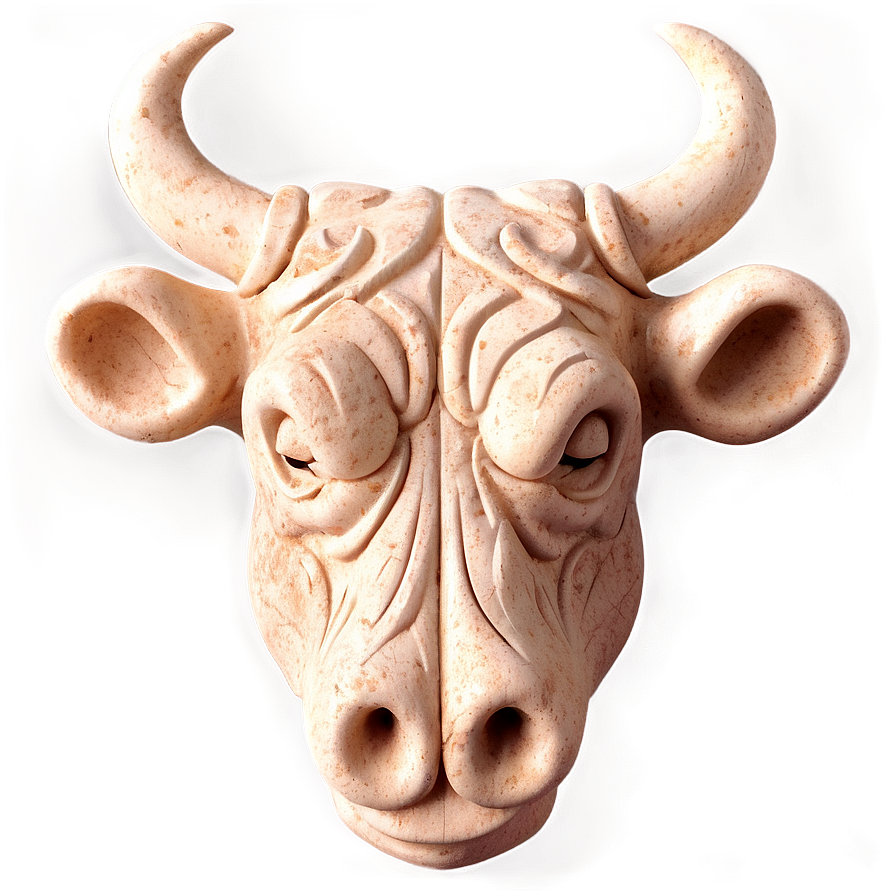 Bull Head Carving Png 23 PNG image