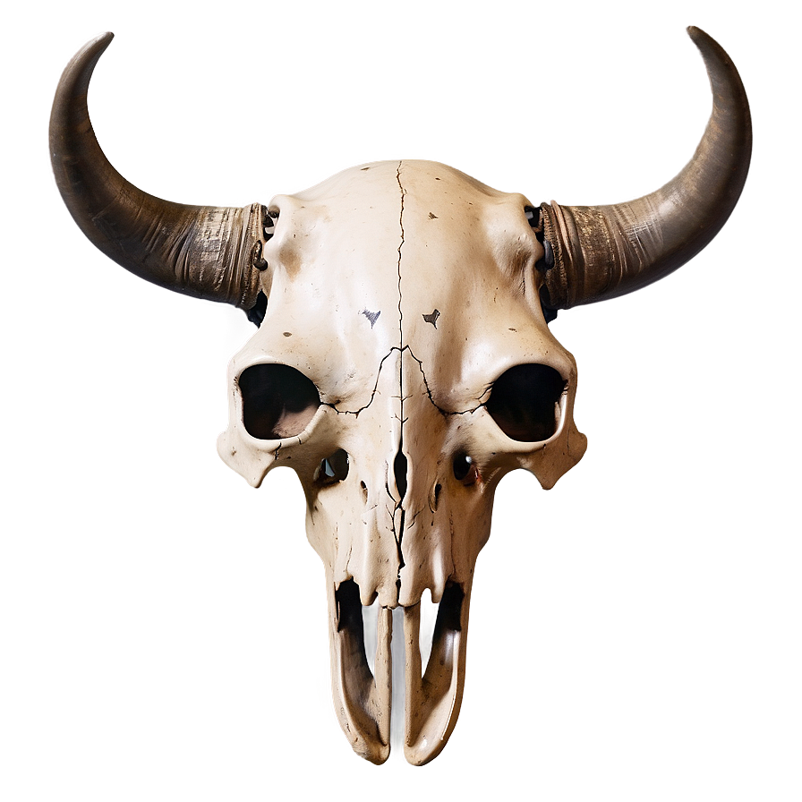 Bull Skull And Feathers Png Xne51 PNG image