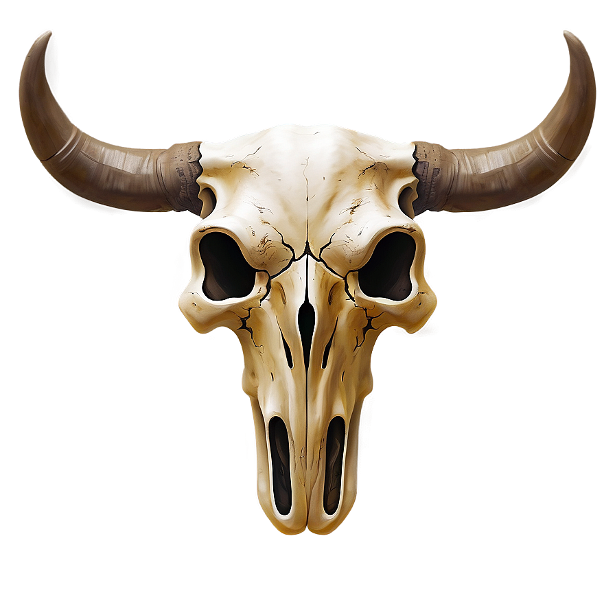 Bull Skull Illustration Png 06122024 PNG image