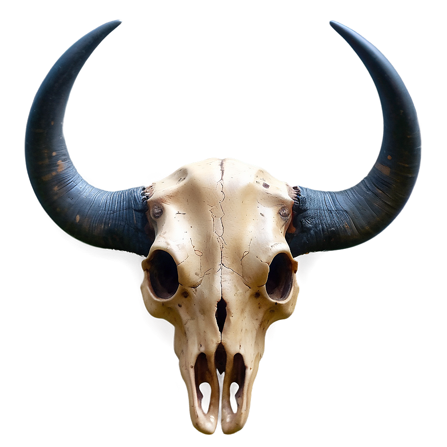 Bull Skull On Wood Texture Png Cwj PNG image