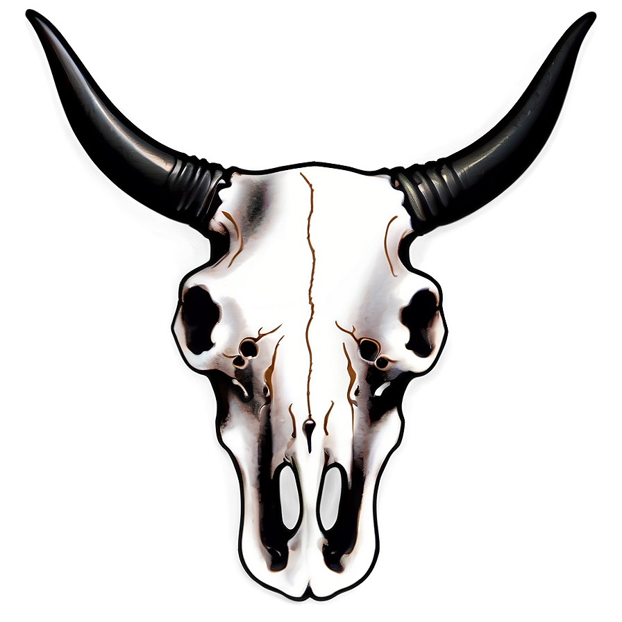 Bull Skull Tattoo Style Png Tho38 PNG image