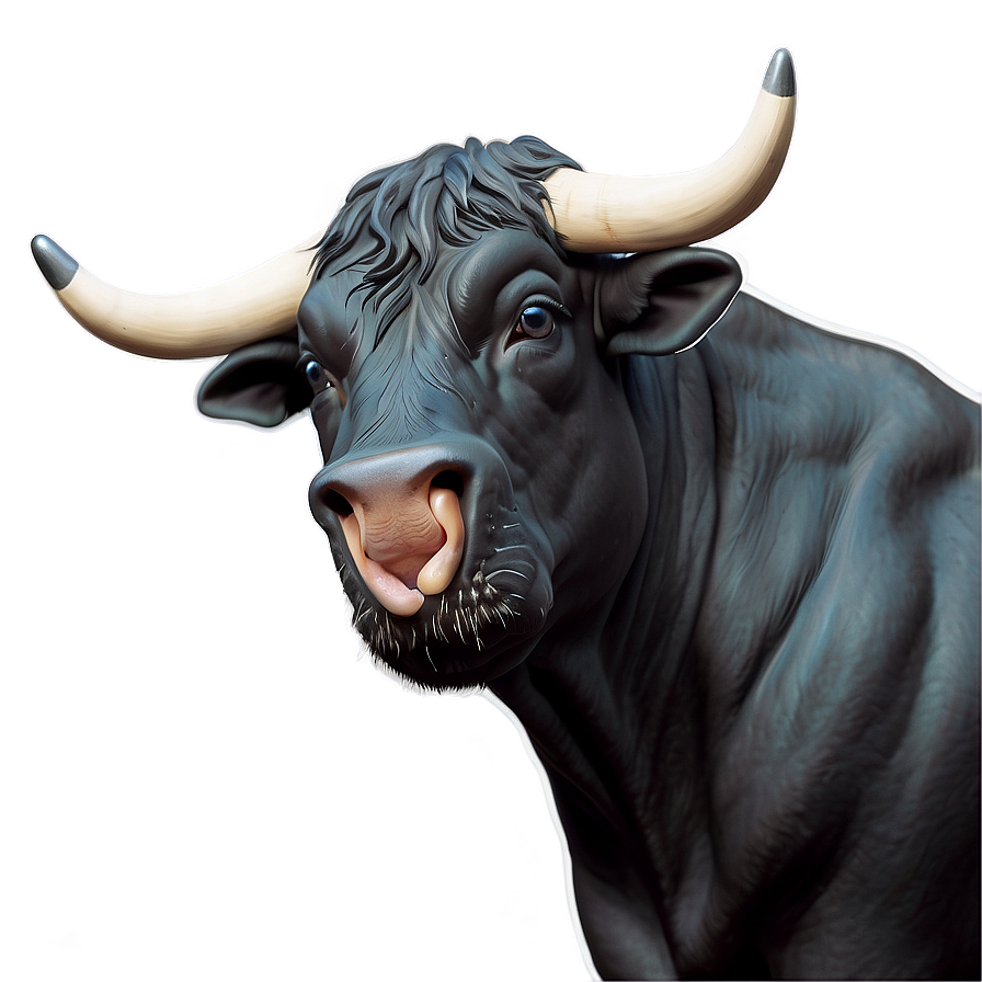 Bull With Ring In Nose Png Qqb42 PNG image