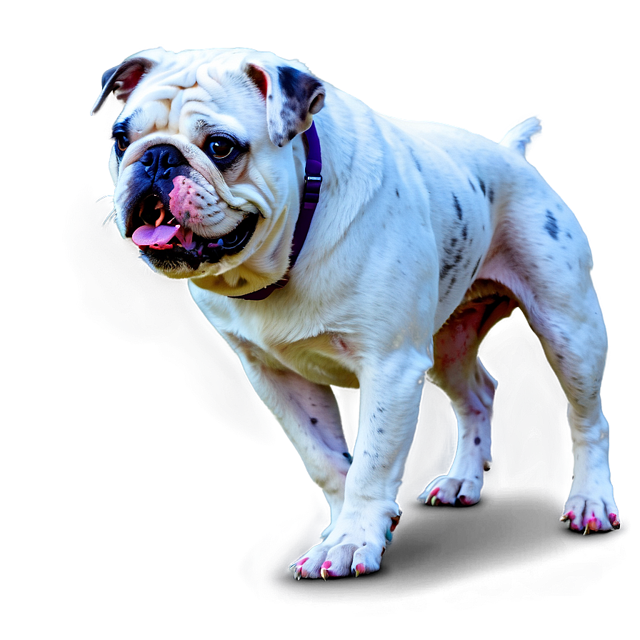 Bulldog In Action Png Kni PNG image