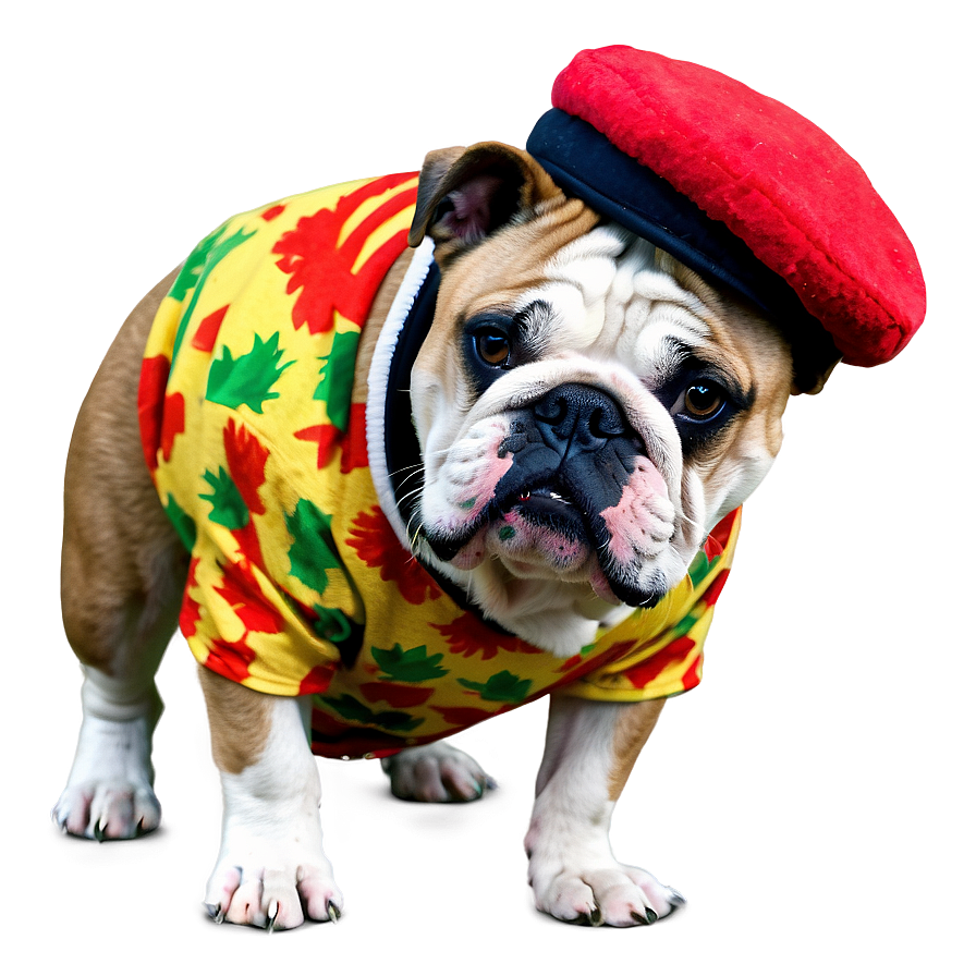 Bulldog In Costume Png Kjn PNG image
