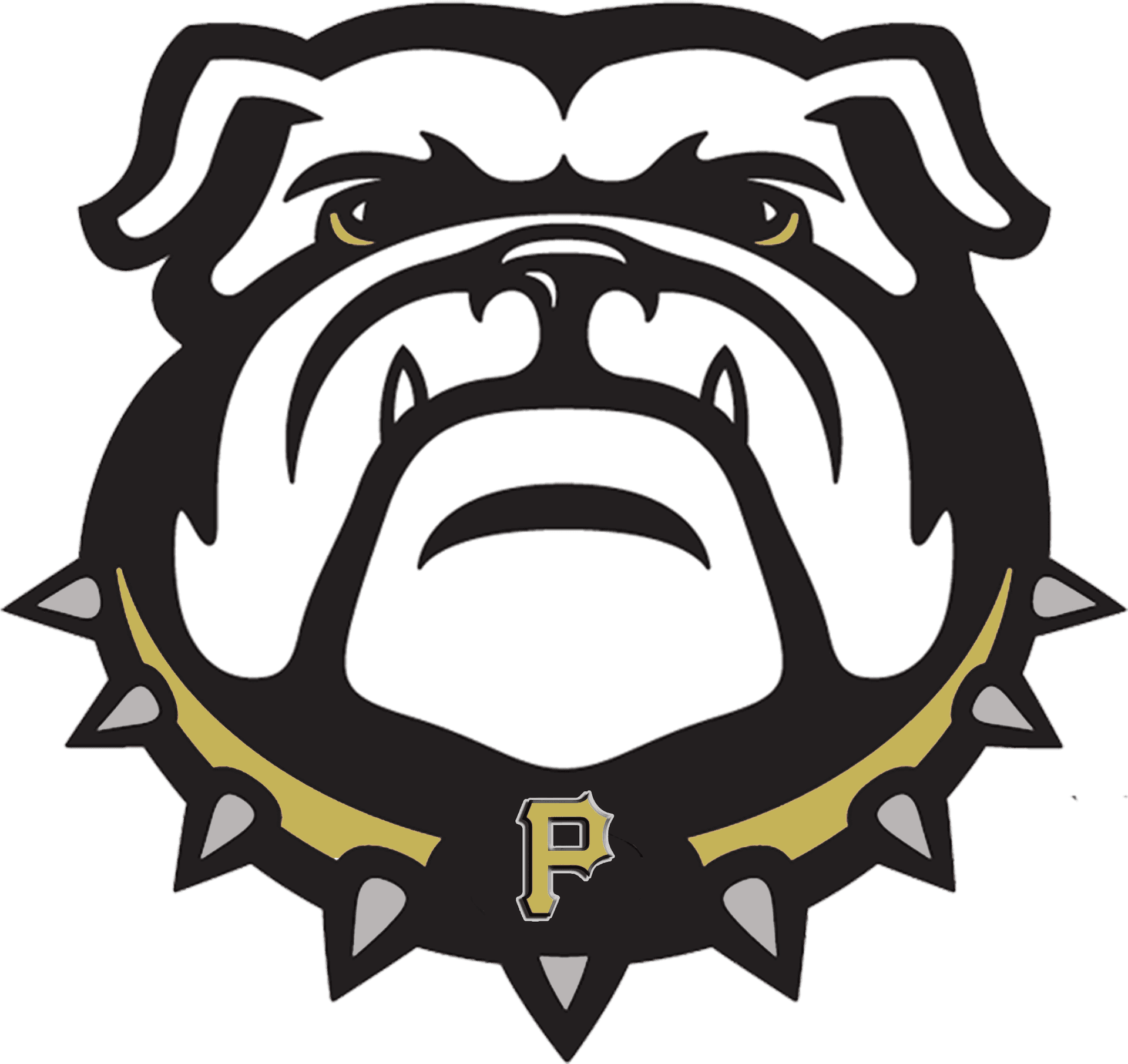 Bulldog Spike Collar Logo PNG image