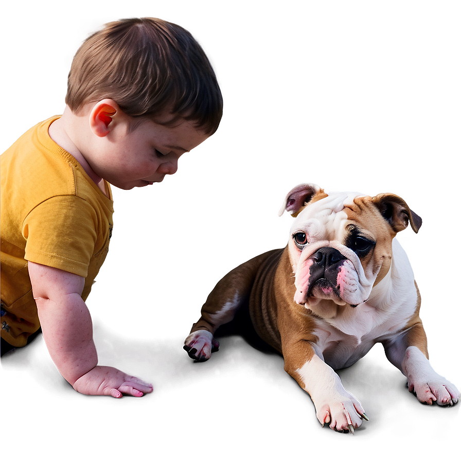 Bulldogs And Babies Friendship Png 70 PNG image