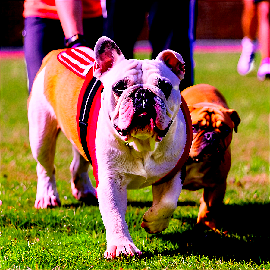 Bulldogs And Their Signature Walk Png 06252024 PNG image