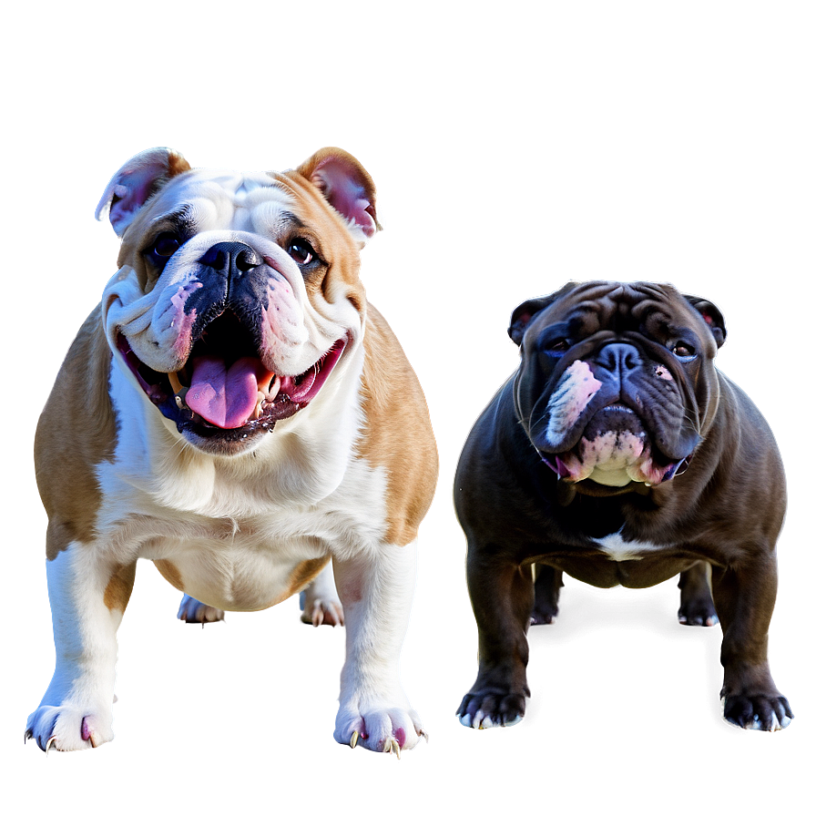 Bulldogs And Their Toys Png 74 PNG image