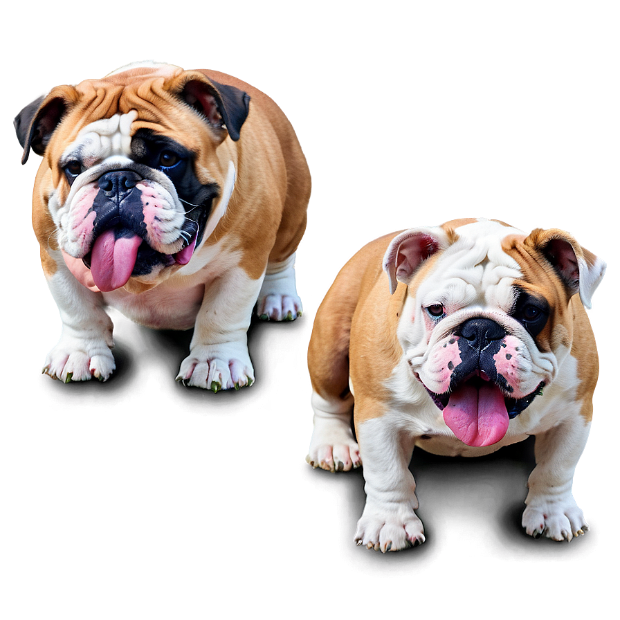 Bulldogs Enjoying Lazy Days Png Txp PNG image