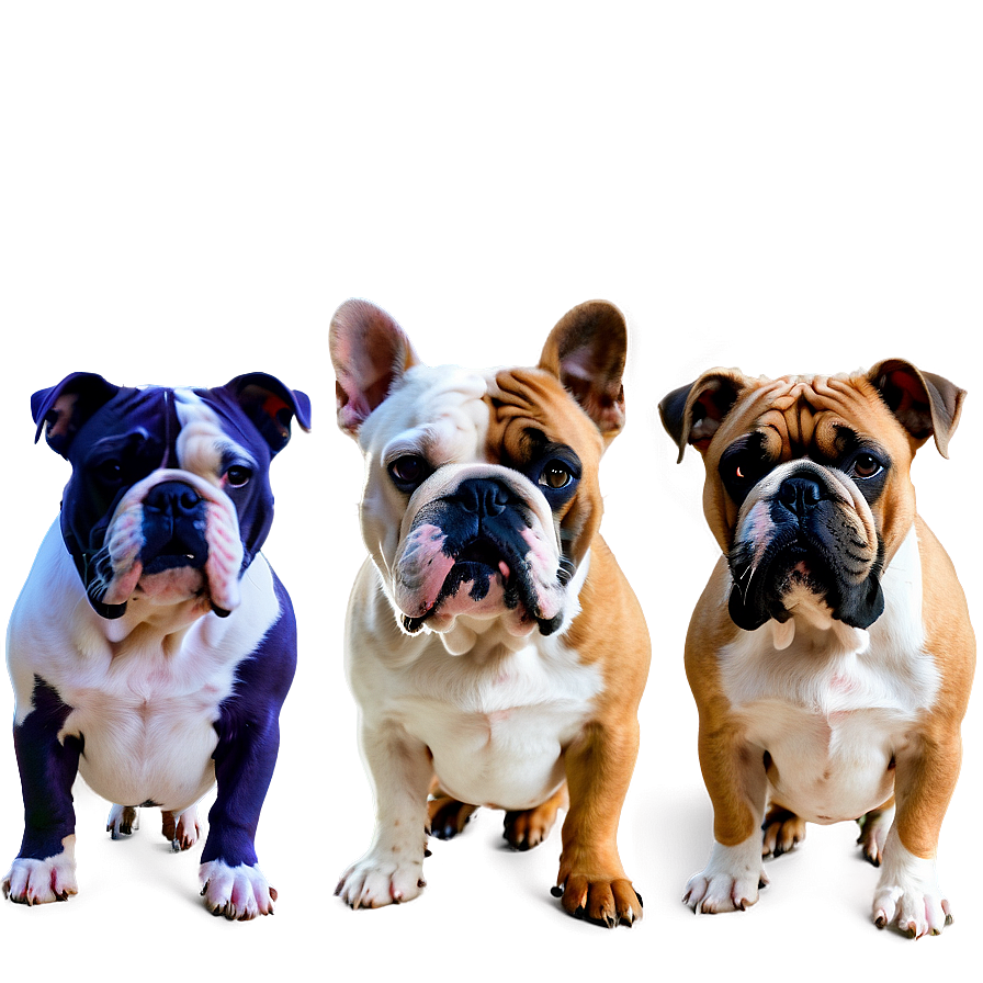 Bulldogs In Artistic Shots Png Jus79 PNG image